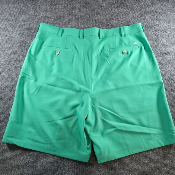 Peter Millar‎ Wick Golf Shorts Mens 36 Green Moisture Wicking Performance - Picture 6 of 11